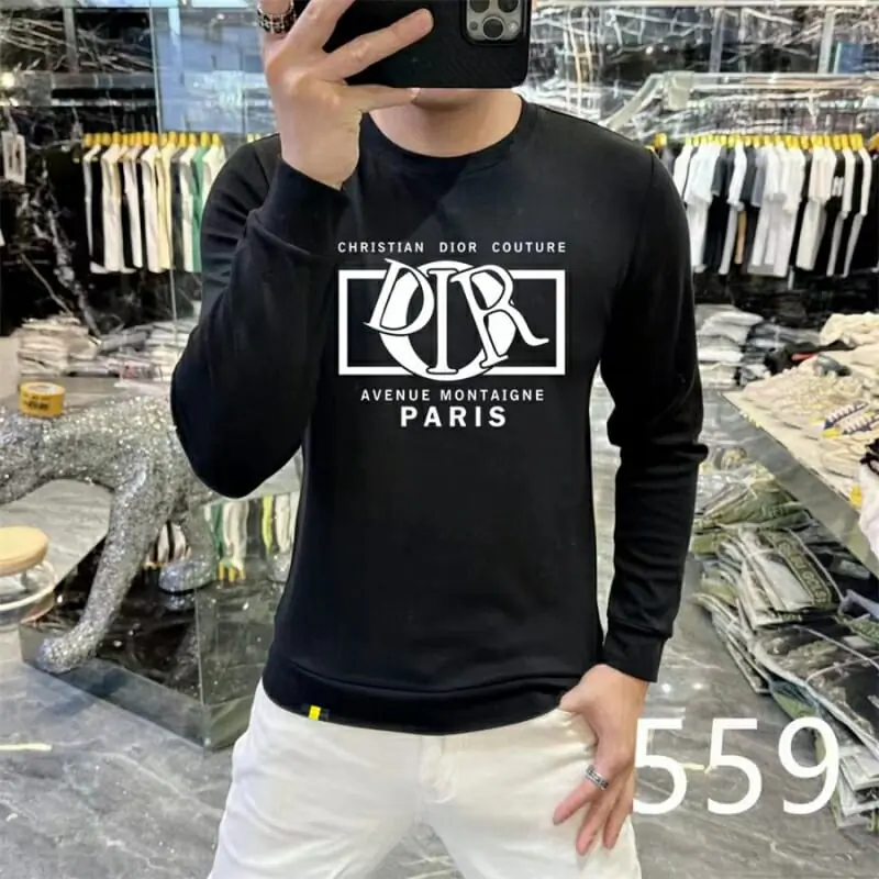 christian dior sweatshirt manches longues pour homme s_1267524